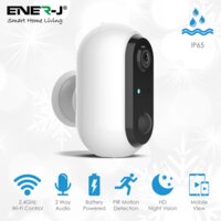 SMART WIRELESS 1080P BATTERY CAMERA WITH 2 PCS 18650 BATTERY, ENERJSMART APP