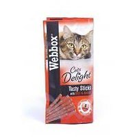 Webbox Tasty Sticks Cat Treats Beef & Rabbit 6-Stick x 25