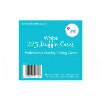 PROFESSIONAL QUALITY MUFFIN CASES - WHITE, 225PK 