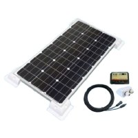 80w 12V Solar Panel Kit (Dual Controller) 80w Monocrystalline + 10Adual charge cont.