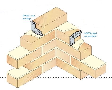 Weep Vent Terracotta MV650 - Goodwins