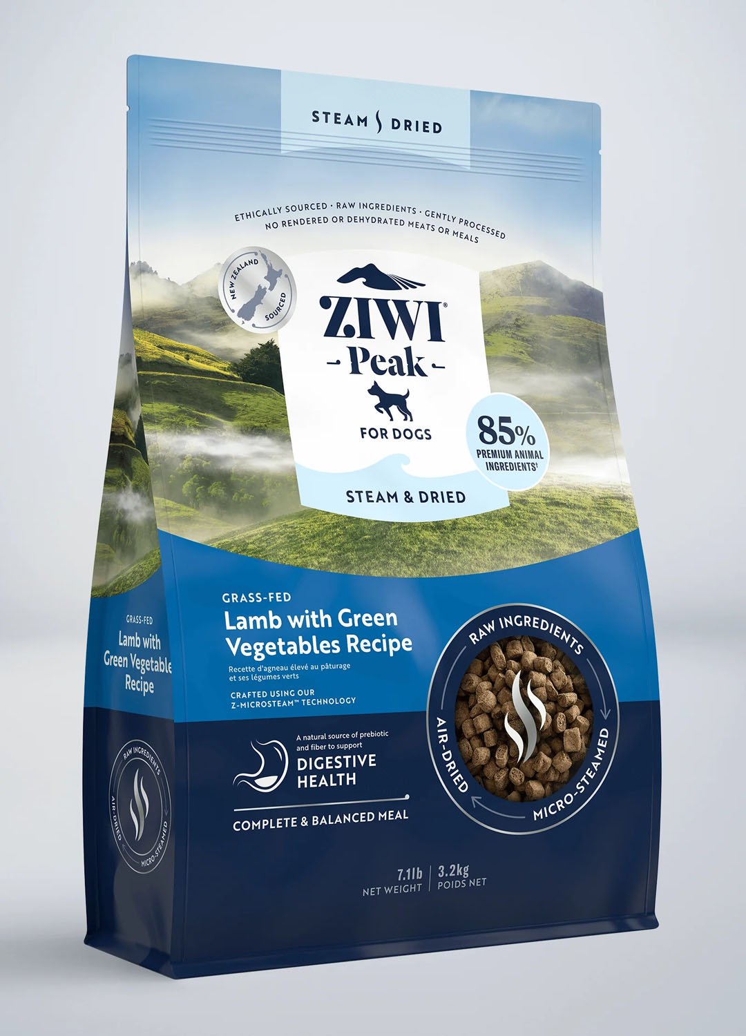 Ziwipeak Dog Steam & Dried Lamb
