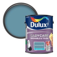 Dulux Easycare Stonewashed Blue Colour Swatch & 5L Paint Can