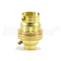 Lampholder 3003E Brass Lamp Holder B22