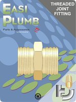 Easi Plumb 1/2" Brass Hexagonal Nipple