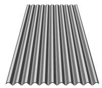 2440x1086mm 6" PROFILE MARLEY ETERNIT CORR SHEET (FIBRE CEMENT SHEET)