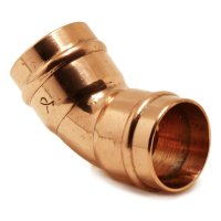 YORKSHIRE 76mm YP21 OBTUSE ELBOW 45DG