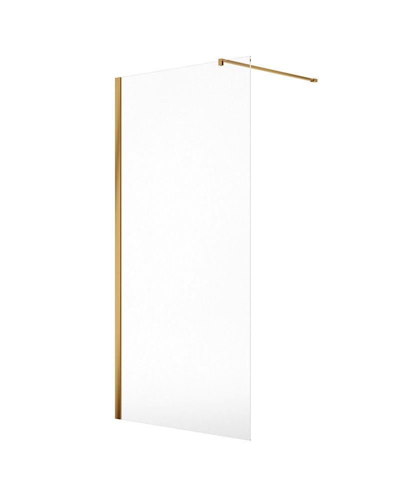 ASPECT 800MM WETROOM PANEL - BRUSHED GOLD