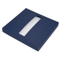 Navy Blue Silk Lid For Post Box - 250 x 250