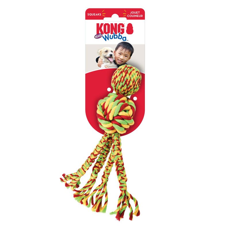 KONG Wubba Weaves w/Rope