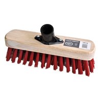 VR18 225MM RED PVC THREADED DECK SCRUB