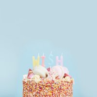 Pastel 'Wish' Candles