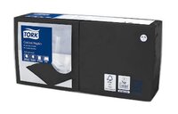 Tork Cocktail Napkin 25cm Black 2Ply 4Fold (477829) x 2000