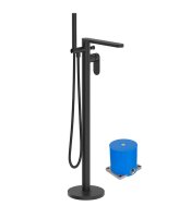 URBAN FLOORSTANDING BATH SHOWER MIXER MATT BLACK
