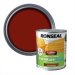 Ronseal Ultimate Protection Hardwood Garden Furniture Stain Deep Mahogany Tin & Swatch