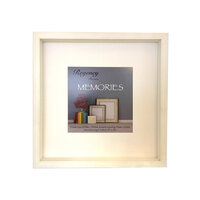 Memories Box Frame White 34.5 x 34.5cm