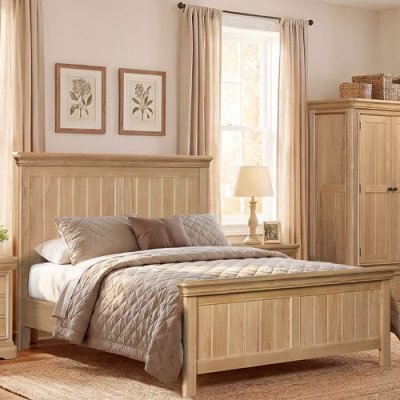 Norway 5ft Bed Frame - Light Oak 