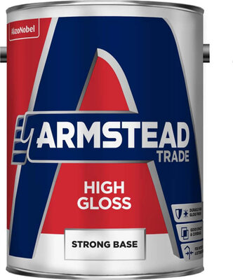 Armstead Trade High Gloss Strong Base 5L Paint 5218639