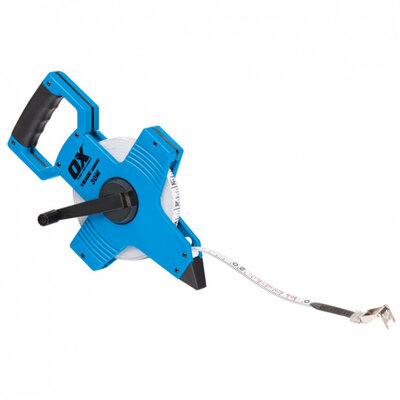 OX Trade Open Reel Tape Measure 30m/100ft
