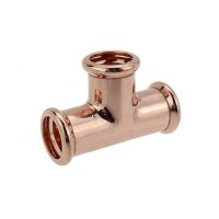 Navigator Pressfit M Profile Water Equal Tee 22mm Copper PFWET-22