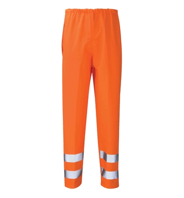 Rhodium Waterproof PU Trousers Hi-Vis Orange (GORT)