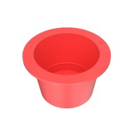 STCL14.2 Centre Pull Plug 14.2mm X 16.0mm Red LDPE