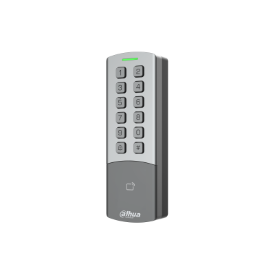 Dahua ASI1201M-MEW access control keypad reader angled front perspective