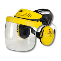 3M™ G500 Industrial Headgear Combination, Yellow