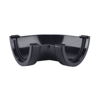 112mm Roundstyle 90 degree Gutter Angle Anthracite Grey