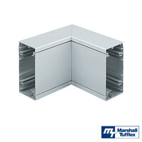 MT Elegance 110 Aluminium Trunking Internal Bend - Silver/Grey