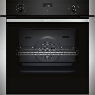 Neff N50 Slide & Hide Single Oven B3ACE4AG3B Black with Graphite Trim
