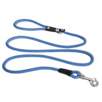 Curli Stretch Comfort Dog Leash Blue Medium