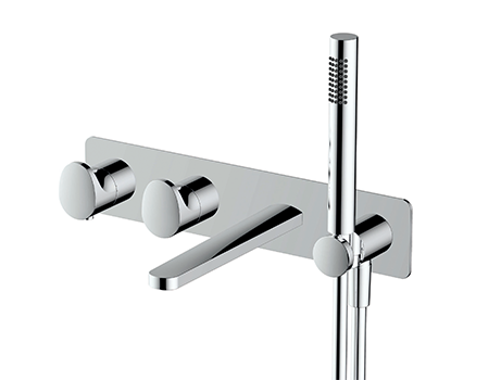 RAK-Portofino-Thermostatic-Dual-Outlet-Horizontal-Concealed-Valve-with-Bath-Spout--Chrome