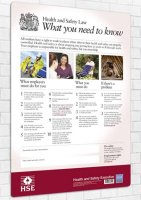 HSE HEALTH & SAFETY LAW POSTER ( ENGLAND VERSION)