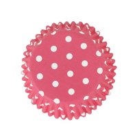 BC822 METTALIC Pink polka dots  STD.30PK