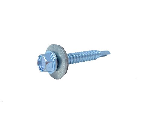 5.5 x 22mm Light Section Hex Washer Head Self Drill Screws 100pcs