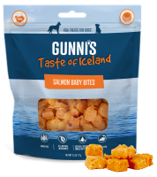 Gunni's Traceable Fish Dog Treats - Salmon Baby Bites 80g x 1