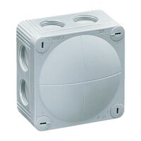 COMBI 308/5/S GREY WISKA BOX 85X85X51MM IP66