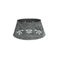 Silver Metal Tree Skirt 70cmx28cm
