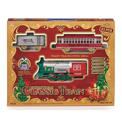 Premier Battery Operated Classic Train Set with Sound - 23pce
