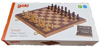 Wooden Chess Set in a Hinged Case 38 x 38cm