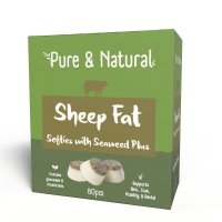 Pure & Natural Sheep Fat Softies Seaweed Plus 80pcs 265gm