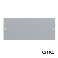 CMD Blank Plate - 3 Compartment