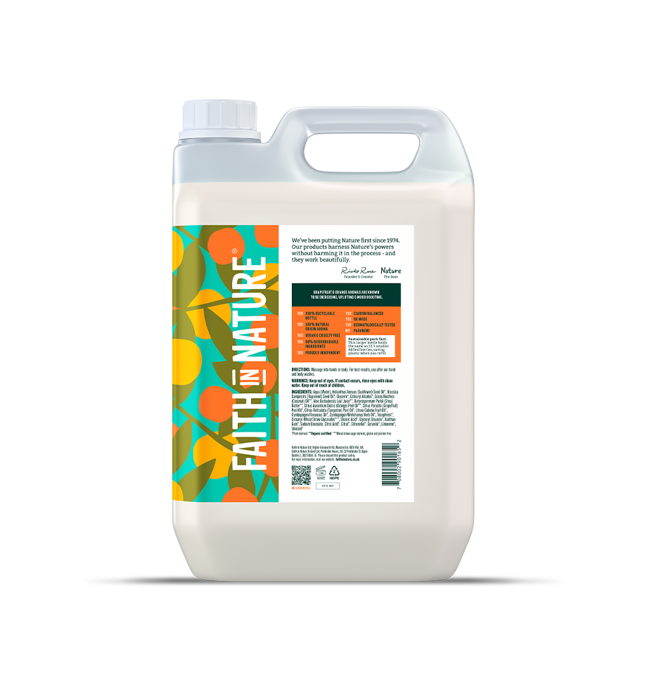 400ml FAITH IN NATURE GRAPEFRUIT & ORANGE HAND & BODY LOTION