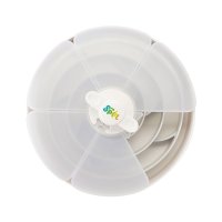 Pet Dream House Spin Interactive Feeder Tricky Spiral with Twister Lid Grey