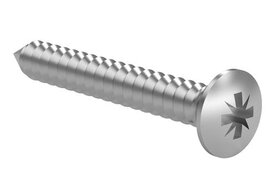 Cross Recessed Raised Countersunk Head Wood 