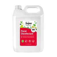 SUPER PROFESSIONAL W6 FLORAL DISINFECTANT 5 LITRE