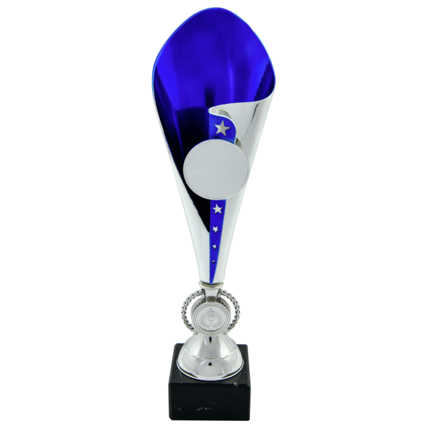 36cm Melano - Silver/Blue Cup