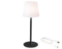 LED-RECHARGEABLE-BATTERY-OPERATED-TABLE-LAMP-BLACK/WHITE-dia15cm-H.40cm