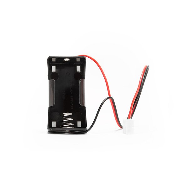 Front view HOLDER-ER battery holder with plug-in cable for ER34615